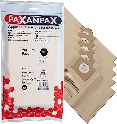 Paxanpax Vb Compatible Paper Vacuum Bags For Goblin Aquavac