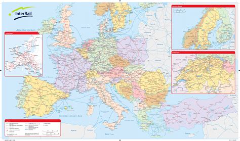 European Rail Map Europe