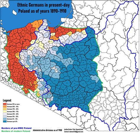 ethnic germans living borders modern poland