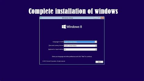 Complete Installation Of Windows YouTube