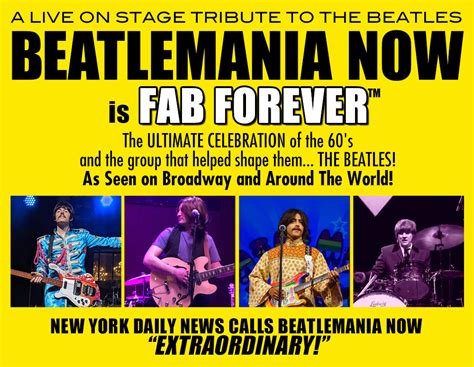 Beatlemania Now The Worlds Best Beatles Tribute Band