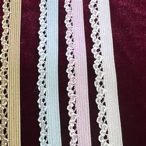 Mm Lingerie Elastic Elastic Lace Trim For Underwear Ric Rac Elastic Knicker Elastic Frill
