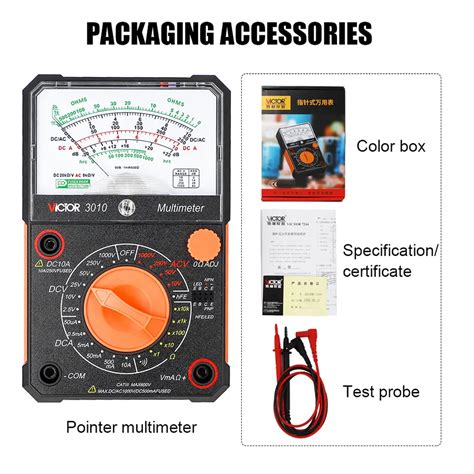 victor    analog multimetersdc ac voltage dc current