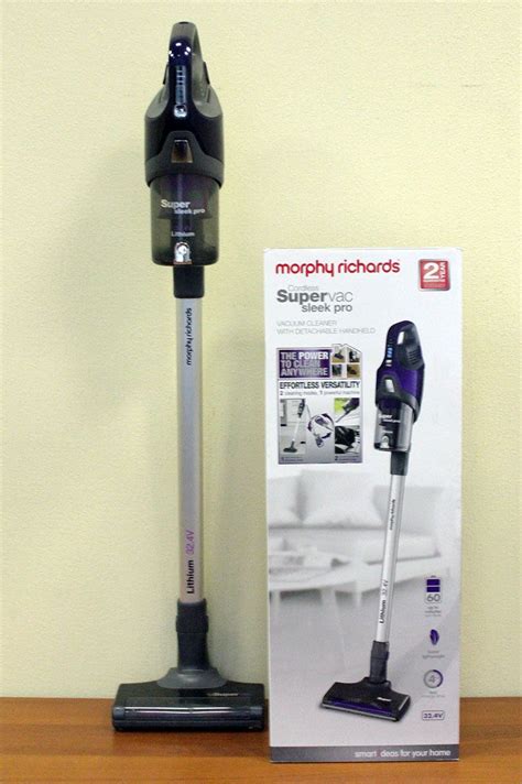 👍 Беспроводной пылесос Morphy Richards SuperVac Sleek Pro 734000: обзор ...