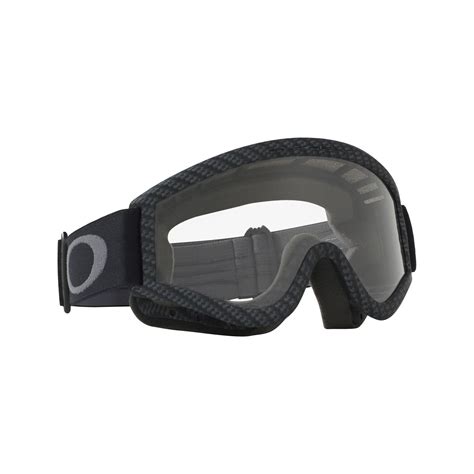 Oakley L Frame Mx Goggle Matte Carbon Fibre Clear Lens Dirt Store