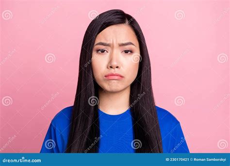 Photo Of Young Unhappy Upset Young Woman Sullen Face Bad Mood Isolated