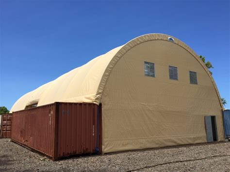 Fabric Covered Shipping Container Buildings Xlshelter