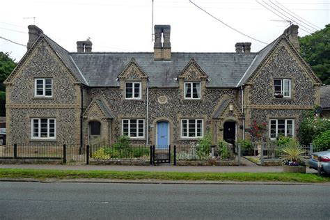 Cottages Fornham St Martin © Stephen Richards Geograph Britain And