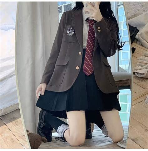 Jk格裙原创西装制服套装全套秋冬季儿童女学生学院风校服百褶裙子 阿里巴巴