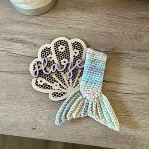 Mermaid Tail Popsicle Holder Crochet Mermaid Crochet Pop Holder