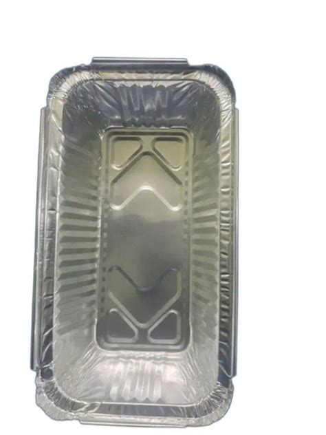 600 Ml Aluminium Foil Container At 7 Piece Silver Foil Containers