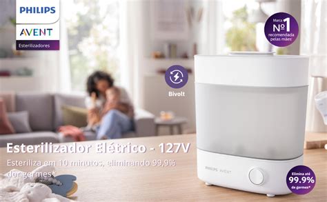 Esterilizador De Mamadeira Eletrico - Esterilizador Elétrico de Mamadeira Avent - 127V | Amazon.com.br