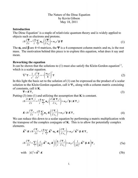 The Nature Of The Solutions To The Dirac Equation Ans Spin