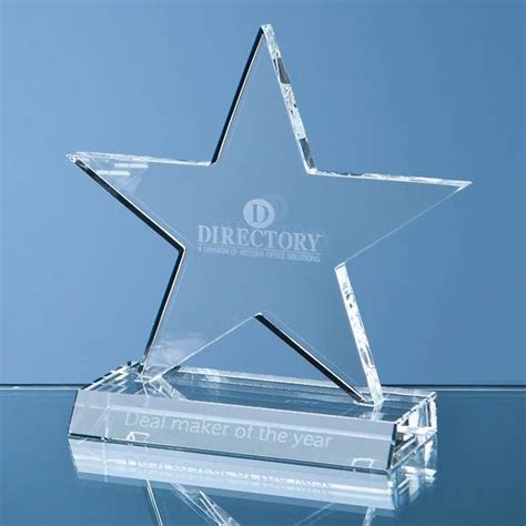 Optic Crystal Cut Out Star Glass Award Cg1061 Fen Regis Trophies