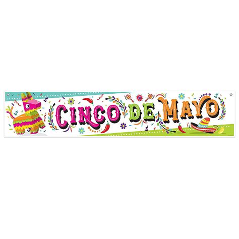 Beistle Cinco De Mayo Banner Pack Oriental Trading