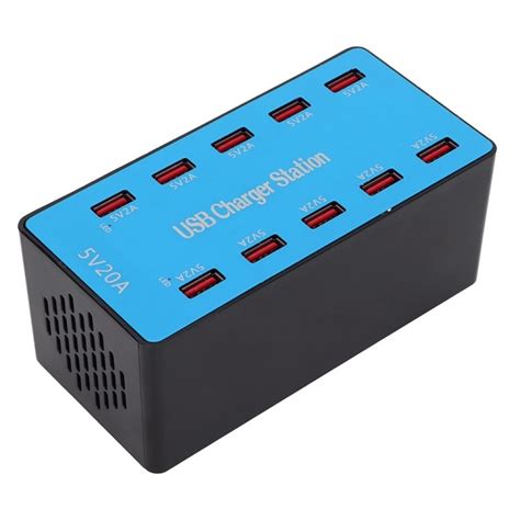 Многофункциональное зарядное устройство A5B 100W 10 Ports USB Smart ...