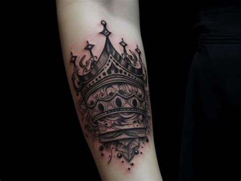 3 Point Crown Tattoo Meaning & Symbolism (Perseverance)