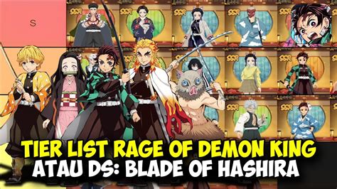 TIER LIST Hero Rage Of Demon King Blade Of Pillar DS Blade Of