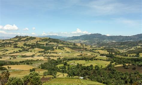 Panoramic View of the Mountains and the Andes, Province of Cundinamarca ...