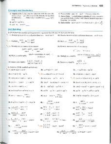 Trigonometric Identities Worksheet for 11th - Higher Ed | Lesson ...