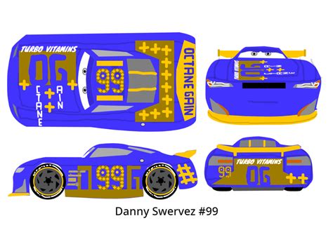 Cars 3 Racer - Danny Swervez by McSpeedster2000 on DeviantArt