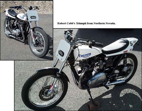 Triumph Bsa Street Trackers On Vintage Flat Trackers Pages