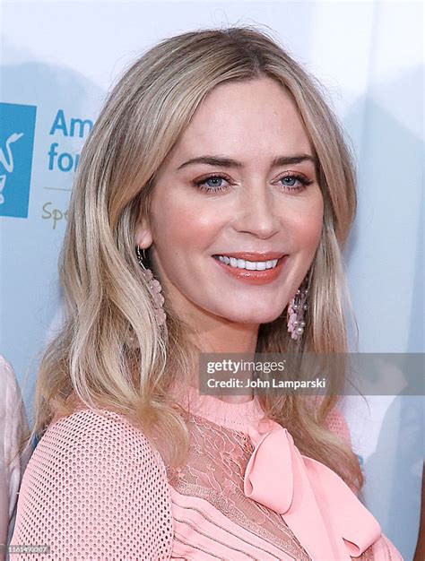 Emily Blunt Attends 13th Annual American Institute For Stuttering