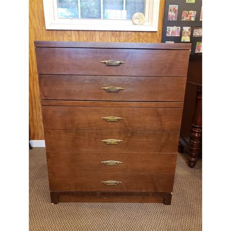 Late 20th Century Mid Century Modern Basset Chest Of Drawers Chairish