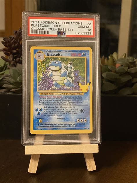 Mavin 2021 Pokemon Blastoise Holo Celebrations Classic Collection PSA