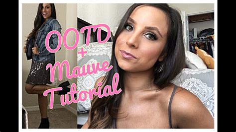 Fall Mauve Makeup Ootd Youtube