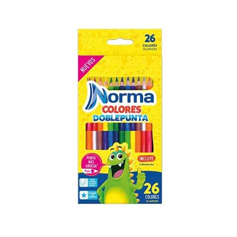 Colores Norma Doble Punta x13 Papelería Cid Xpress