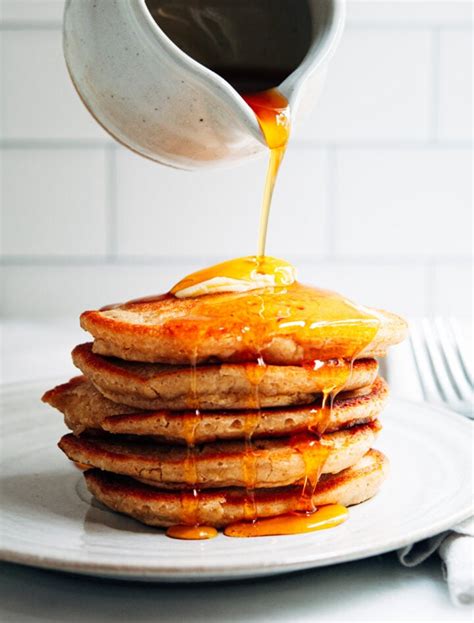 Oat Flour Pancakes So Fluffy And Tender Pinch And Swirl