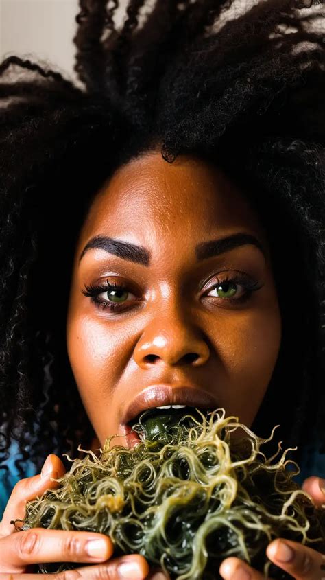 Black Woman Disgusted By Taking Green Sea Moss Muse Ai