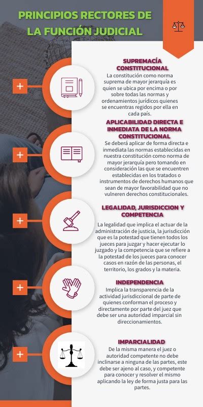 PRINCIPIOS RECTORES DE LA FUNCIÓN JUDICIAL