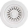 Ez Flo Kitchen Sink Strainer With Flange White Abs Basket With