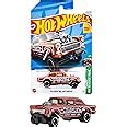 Amazon ホットウィール Hot Wheels ベーシックカー 55 シェビー ベルエア ギャッサーミニカー 3才 HXP87 ミニカーダイキャストカー ホビー