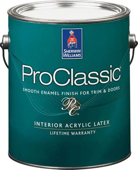 Краска-эмаль Sherwin-Williams ProClassic Interior Acrylic Latex Satin ...