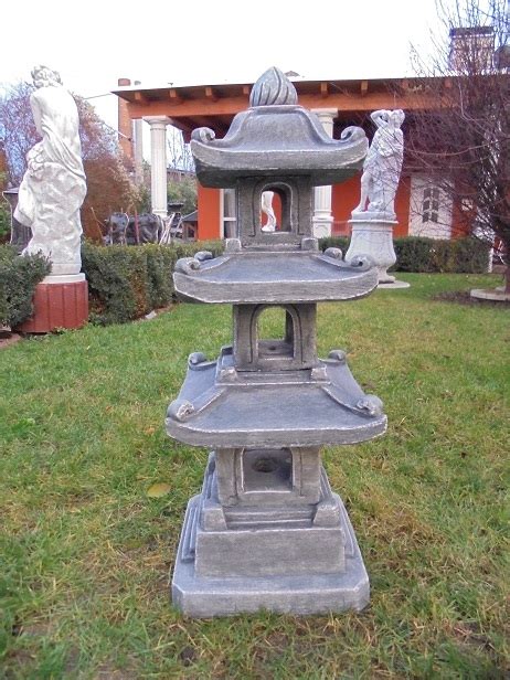 Gro E Steinlaterne Pagode Japanische Asiatische Gartendeko G Nstig