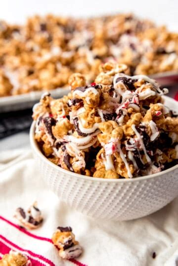 Peppermint Bark Caramel Corn House Of Nash Eats