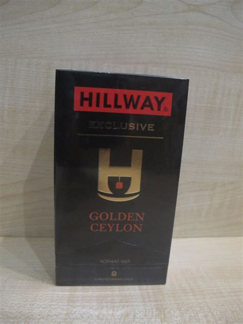 Чай черный в пакетиках Hillway Golden ceylon | отзывы