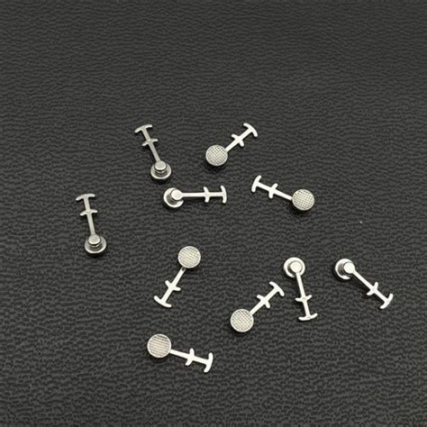 Bondable Multi Hook Monoblock Buttons ROUND BASE X10 Dental