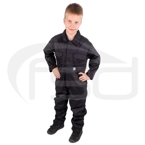 Kids Coveralls (Navy) - Food Safety Direct