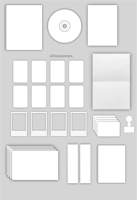 Kpop album template (full ver) | Album design layout, Photobook design, Album cover design