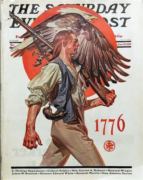 Minute Men By J C Leyendecker The Saturday Evening Post Vol 201 No 52 June 29 1929