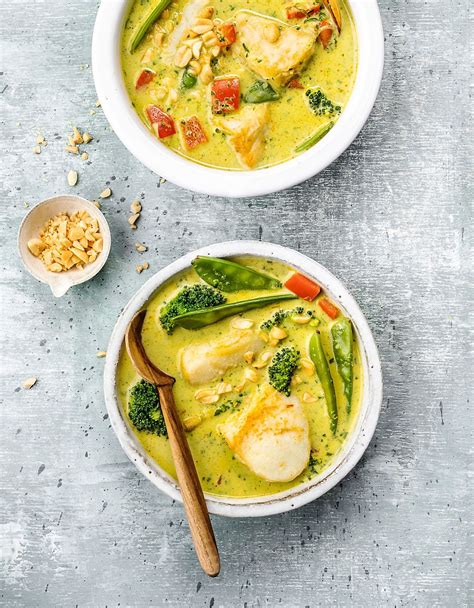 Curry Vert De Cabillaud Au Lait De Coco Artofit