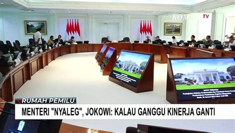 Jokowi Izinkan Menteri Nyaleg Di Pemilu 2024 Tapi Jika Kinerja Menurun