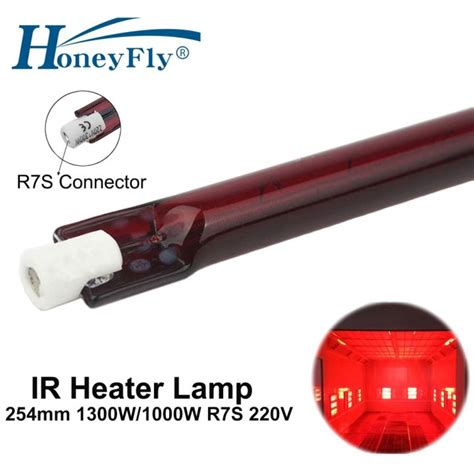 HoneyFly 2pcs Infrared Heater Lamp1000W 1300W J254 220V R7S IR Halogen