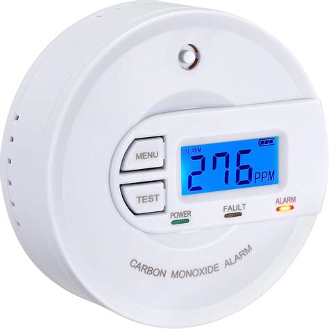 Scondaor Carbon Monoxide Alarm Detector With 10 Year Sensor Digital