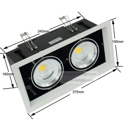 Dimmable W Double Cob Led Down Lamp W Dimmable Led Ceiling