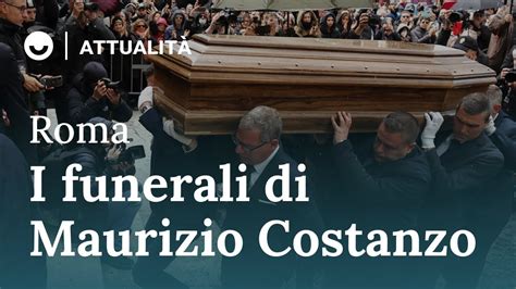 I Funerali Di Maurizio Costanzo YouTube